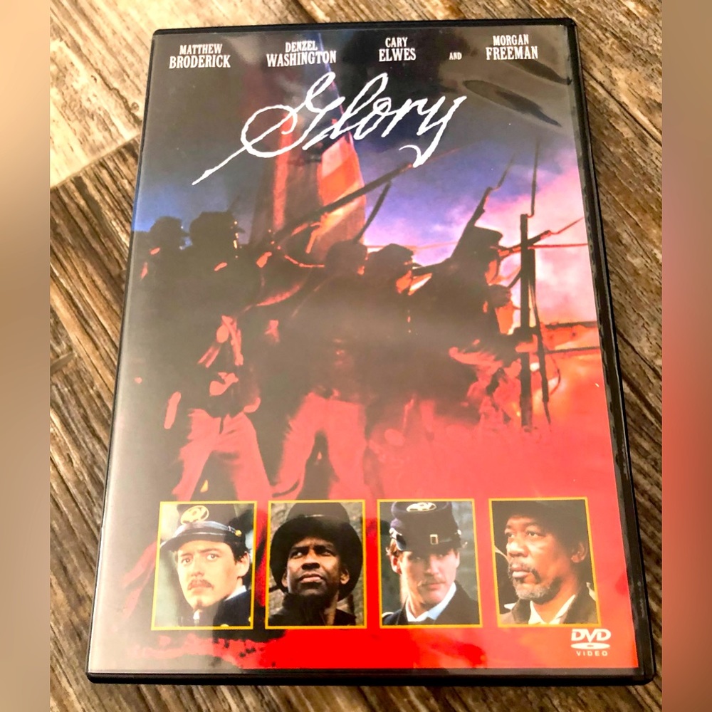 DVD “ GLORY” CLASSIC DVD DENZEL WASHINGTON, MATTHEW BRODERICK, MORGAN FREEMAN